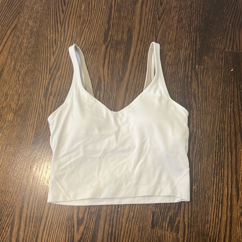 White Lululemon Align Tank